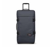Eastpak Tranverz M Koffer 78L (67 x 35,5 x 30 cm), mittelgroßer Reisekoffer mit Rollen, leichtes Gepäck mit 2 Fächern, Teleskopgriff & TSA-Schloss - BLUE DOWNTOWN