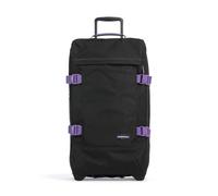 Eastpak Tranverz M Koffer 78L (67 x 35,5 x 30 cm), mittelgroßer Reisekoffer mit Rollen, leichtes Gepäck mit 2 Fächern, Teleskopgriff & TSA-Schloss - Kontrast Vineyard
