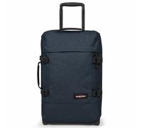 EASTPAK Tranverz S Kabinentrolley 42L (51 x 32,5 x 24 cm), robuster Koffer mit Rollen, leichtes Handgepäck mit 2 Fächern, Teleskopgriff & TSA-Schloss - Triple Denim