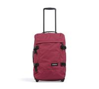 Eastpak TRANVERZ S, Kleiner Reisetrolley, Wine Burgundy (rot), 42L, Rollkoffer mit 2 Rädern und TSA-Schloss