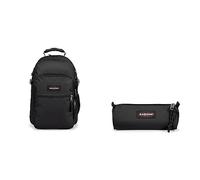 EASTPAK Tutor Rucksack, 48 cm, 39 L, Black (Schwarz) & BENCHMARK SINGLE Federmäppchen, 21 cm, Schwarz (Black)