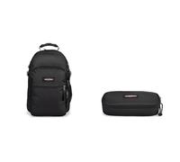 EASTPAK Tutor Rucksack, 48 cm, 39 L, Black (Schwarz) & OVAL SINGLE Federmäppchen, 22 cm, Schwarz (Black)