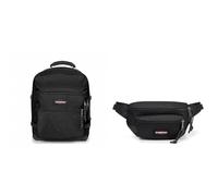 EASTPAK ULTIMATE Rucksack, 27 L - Black (Schwarz) & Doggy Bag Gürteltasche, 27 L - Black (Schwarz)