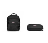 EASTPAK ULTIMATE Rucksack, 27 L - Black (Schwarz) & OVAL Single Federmäppchen, 27 L - Black (Schwarz)