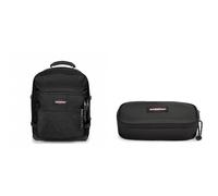 EASTPAK ULTIMATE Rucksack, 27 L - Black (Schwarz) & OVAL XL SINGLE Federmäppchen, 27 L - Black (Schwarz)