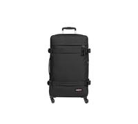 Eastpak Unisex-Erwachsene Transit'R 4 XL Koffer Black, Schwarz und silberfarben, Büyük Boy, Erweiterbar