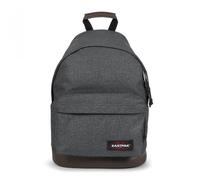 Eastpak WYOMING, Rucksack, Black Denim (grau), 24L, mit Leder-Unterseite