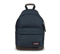 Eastpak WYOMING, Rucksack, Triple Denim (blau), 24L, mit Leder-Unterseite