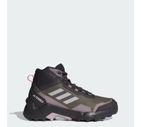 adidas Damen Eastrail 2.0 Mid RAIN.RDY Hiking Waterproof Shoes Nicht-Fußball-Mittelschuhe, Olive Strata/Silver Dawn/Amber Tint, 38 2/3 EU
