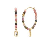 Eastside Ohrringe aus Edelstahl in Gelbgold 39,8 mm Damen