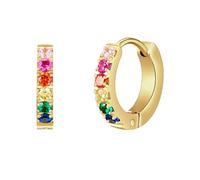 Eastside - Creolen Edelstahl Zirkonia in Gelbgold Damen