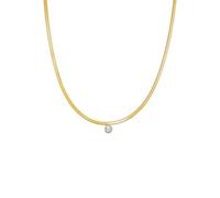 Eastside - Halskette Edelstahl Zirkonia in Gelbgold Ketten Damen
