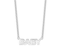 Eastside Damen Kette BABY aus Edelstahl silber Panzerkette Edelstahlhalskette