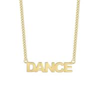 Eastside Damen Kette DANCE aus Edelstahl gelbvergoldet 14 Karat Panzerkette Edelstahlhalskette