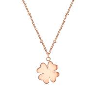 Eastside Damen Kette Edelstahl roségold Kleeblatt Edelstahlhalskette