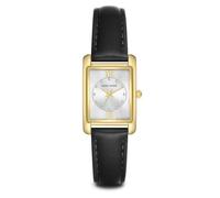 Eastside Damen Uhr analog Quarzwerk mit Echtleder Armband schwarz 10080150