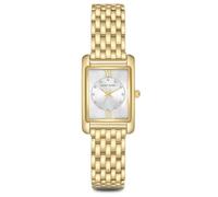 Eastside Damen Uhr Metall-Legierung gelbgold Quarzwerk | Metall-Legierung Armband, gelbgold, Gliederarmband, Zifferblatt weiß, Mineralglas, Armbanduhr, Fashion-Uhr