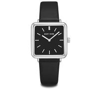 Eastside Damen Uhr analog Japanisches Quarzwerk mit Leder Armband schwarz 10080051