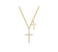 Eastside Damen Kette aus Edelstahl mit Zirkonia