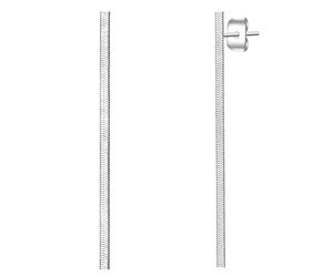 Eastside Ohrhänger aus Edelstahl in Silber 45,7 mm Damen