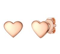 Eastside Ohrstecker Herz Edelstahl in Roségold 7,1 mm Damen
