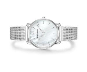 Eastside Quarzuhr Pearl Moon in Silber Edelstahl 33,0 mm Damen