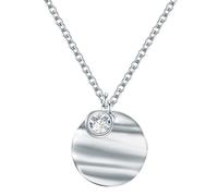 Eastside Damen Kette Edelstahl silber Zirkonia weiß Edelstahlhalskette