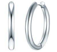 Eastside Damen Ohrringe aus Edelstahl - Edelstahlohrcreole silber Creolen
