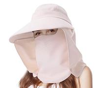 Eastuy Sonnenhut mit Nackenschutz - Multifunktionaler Sonnenhut,Abnehmbare breite Krempe, UV-Schutz, vollständige Abdeckung für Camping, Outdoor, Sommer, Klettern