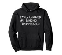 Easy Annoyed Curmudgeon Day Pullover Hoodie