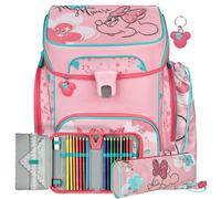 SCOOLI 5tlg. Schulranzen-Set "EasyFit Minnie Mouse" in Rosa - 38% | Buero Schulbedarf