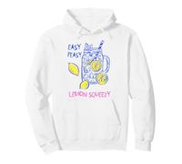 Easy Peasy Lemon Squeezy Italian Coastal Summer Toile, Blau Pullover Hoodie