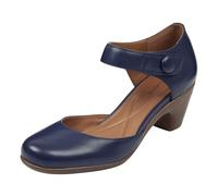 Easy Spirit Clarice Mary Jane Pumps für Damen, Blau 2, 37.5 EU Weit
