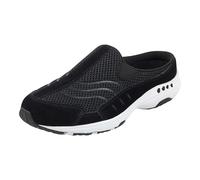 Easy Spirit Women's Traveltime Clog, Black/White, 8.5 N US
