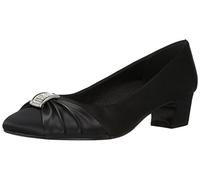 Easy Street Damen Eloise Dress Pump, Black Satin Black Leather Sole, 38 EU