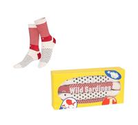 EAT MY SOCKS - Originelle und lustige Socken - Sardinenförmiges Design - Mittellange Socken - Komfort und Strapazierfähigkeit - Ideal für Männer und Frauen - Größen 36 bis 45-1 Paar