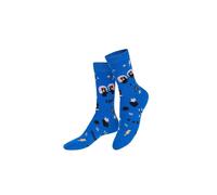 eat my socks - Socken - Sternzeichen Zwillinge blau - Gr. - OS