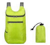 Eawfgtuw Wasserdichter Outdoor-Sport-Rucksack für Wandern und Reisen, tragbar, faltbar, mit leichtem, langlebigem Polyestergewebe, kompatibel mit den meisten Aktivitäten (grün)