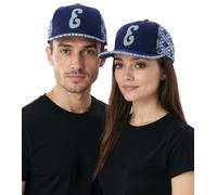 Eazy-E Unisex Flat Brim Cap US Rapper Fan-Wear mit flachem Schirm TC110970ESE3 Blau/Grau
