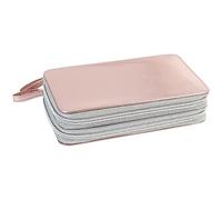 Eberhard Faber 577427 - Federmäppchen Double Decker, rosé gold shine, mit 24 Schreibutensilien