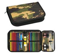 EBERHARD FABER Federmäppchen befüllt Camouflage grün