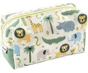 EBERHARD FABER Schlamper-Etui Jumbo Safari aus Polyester, großes Hauptfach, Verschluss: Reißverschluss, - 1 Stück (577438)