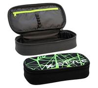 EBERHARD FABER Schlampermäppchen Jumbo schwarz/grün, 21,5 x 10,5 cm St.