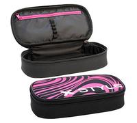 Eberhard Faber 577480 - Jumbo Schlampermäppchen Neon Pink / Schwarz, Federmäppchen mit Reißverschluss, großem Hauptfach und Innentasche