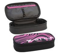 Eberhard Faber Schlampermäppchen Jumbo (577480) 21,5 x 10,5 cm mit Reißverschluss Schwarz/Pink