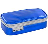 Eberhard Faber 577567 - Jumbo Schlamperbox Glitzer in dunkelblau, mit Reißverschluss, großem Hauptfach, Innenfach und Innenklappe mit Stiftschlaufen und Geodreieck-Halterung, für Vorschule und Schule