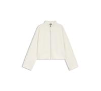 BOSS Relaxed-Fit Bomberjacke aus Stretch-Jersey - Style Ebesya, 50555057 Weiß L