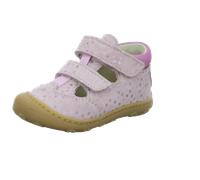 PEPINO by RICOSTA "Ebi WMS: mittel" Klettschuh, Lederinnensohle, Größenschablone zum Download (97916966-24) rosa metallic