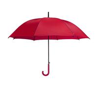 eBuyGB Pack of 4 Plastic Crook Handle Bridal Wedding Umbrella Regenschirm, 107 cm, Rot (Red)