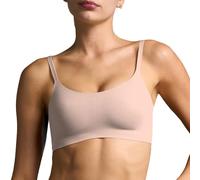 EBY Nahtloser Bralette mit verstellbaren Trägern: Schwarz/Nude Bralettes für Frauen, Drahtloser BH für Frauen, Bralette Nahtloser BH, Hautfarben, X-Large